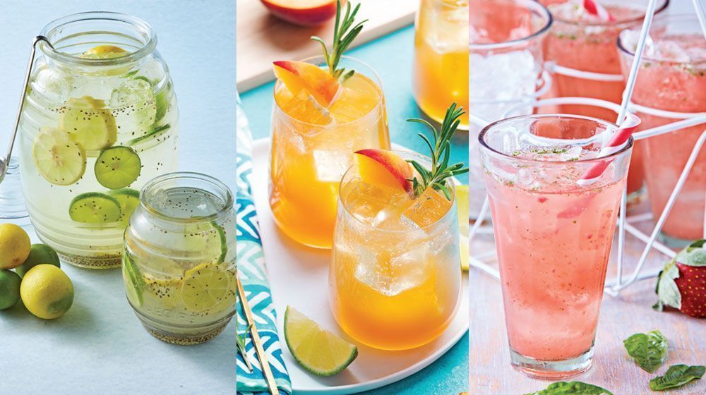 las mejores recetas refrescantes de bebidas de verano junto a la piscina